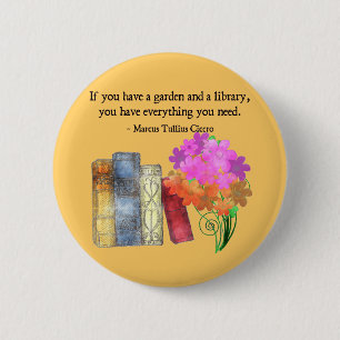 GARTEN U. BIBLIOTHEK BUTTON