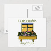 Garten überall postkarte (Vorne/Hinten)
