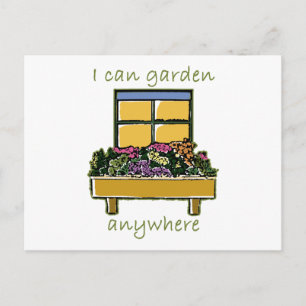 Garten überall postkarte