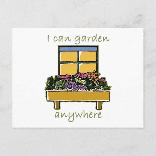 Garten überall postkarte (Vorderseite)