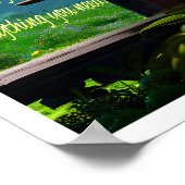 Garten und Bibliothek Poster (Ecke)