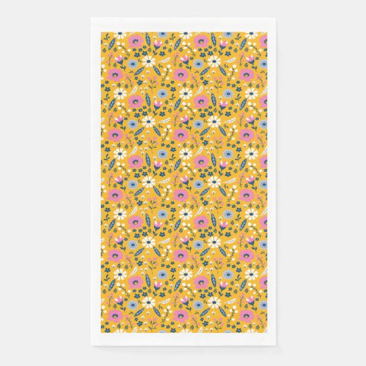 Gärten und Blume bringen Menschen zusammen Serviette (Vorderseite)