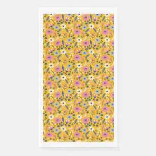 Gärten und Blumen bringen Menschen zusammen Serviette