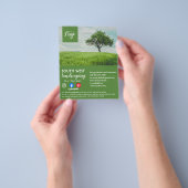 Garten- und Landschaftsbau Baumpfleger Flyer (Gruppe)