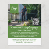 Garten- und Landschaftsbau Baumpfleger Flyer (Hinten)