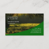 Garten- und Landschaftsbau Gärtner Visitenkarte (Vorderseite)