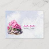 Garten- und Landschaftsberufe von Rhododendron Visitenkarte (Vorderseite)