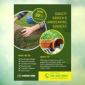 Garten- und Landschaftsdienste Fensteraufkleber (Blatt 3)