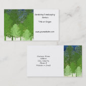 Garten- und Landschaftsdienste Visitenkarte (Vorne/Hinten)