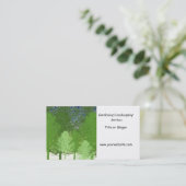 Garten- und Landschaftsdienste Visitenkarte (Stehend Vorderseite)