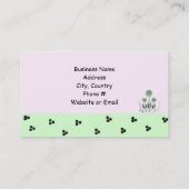 Garten- und Landschaftsdienste Visitenkarte (Rückseite)