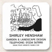 Garten- und Landschaftsgestaltung Getränkeuntersetzer (Vorderseite)