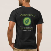 Garten- und Rasenpflege-Team T-Shirt (Rückseite)