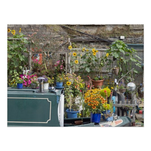 Garten- und Schmalschifffahrt Poster (Vorderseite)