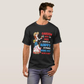Garten und Schweine machen mich glücklich T-Shirt (Vorne ganz)