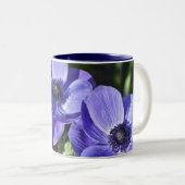 Garten Veilchen Blumen Kaffeetasse (VorderseiteRechts)