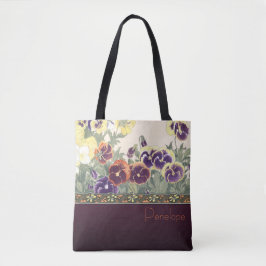 Garten-Veilchen-Entwurfs-Taschen-Tasche Tasche