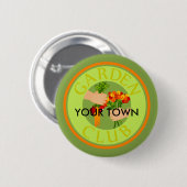 Garten-Verein-Emblem Button (Vorne & Hinten)