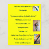 Garten-Verkauf Flyer (Vorne)