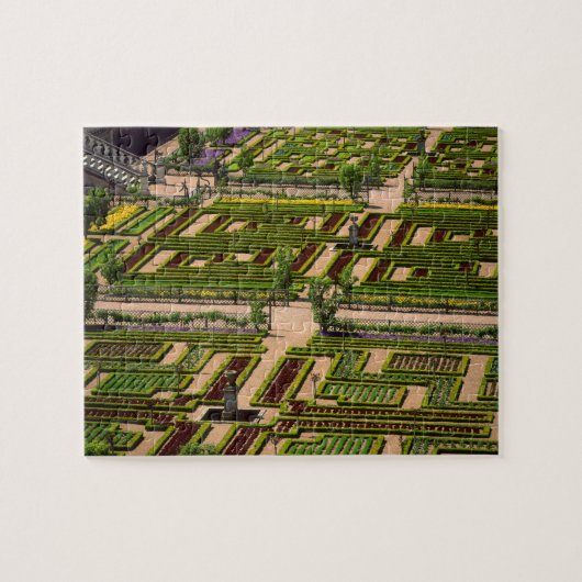 Garten: Villandry Chateau, Indre-et-Loire, 2 Puzzle (Horizontal)