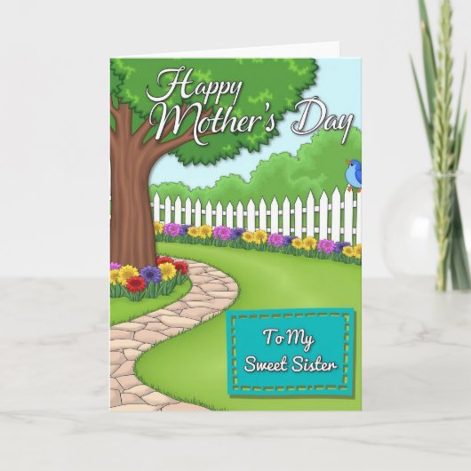 Garten Vista Muttertagskarte Karte (Vorderseite)