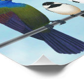 Garten Vögel 2025 Mauerkalender Poster (Ecke)