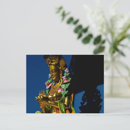 GARTEN VON 1000 BUDDHAS POSTKARTE (Stehend Vorderseite)