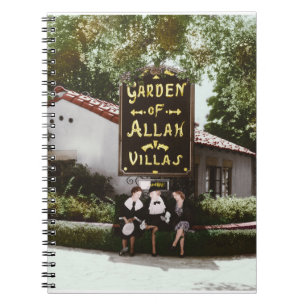 Garten von Allah Hotel Notebook Notizblock
