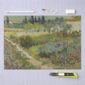 Garten von Arles von Vincent Van Gogh Seidenpapier (Handwerk)
