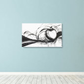 Garten von Eden : Chaos Leinwanddruck (Insitu (Holzboden))