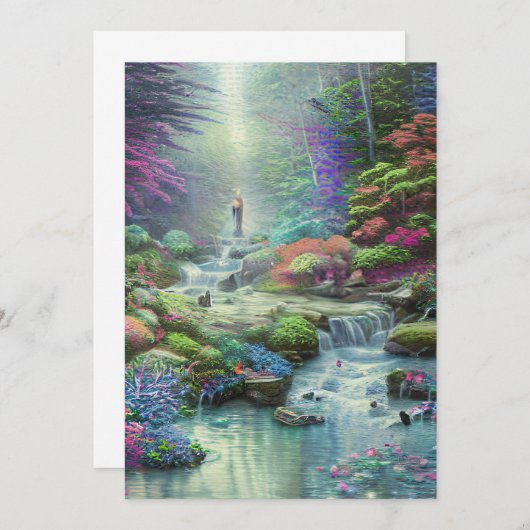 Garten von Eden Einladung (Vorne/Hinten)