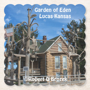 Garten von Eden Lucas Kansas Untersetzer