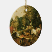 Garten von Eden (Öl auf Leinwand) Keramik Ornament (Rechts)