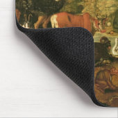 Garten von Eden (Öl auf Leinwand) Mousepad (Ecke)