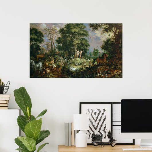 Garten von Eden Poster (Heimbüro)