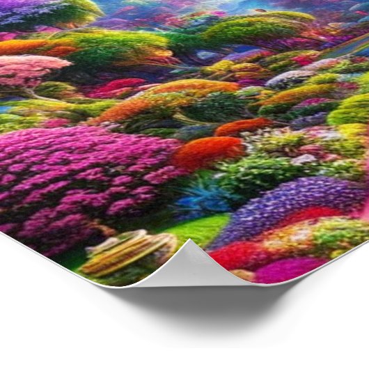 Garten von Eden Poster (Ecke)