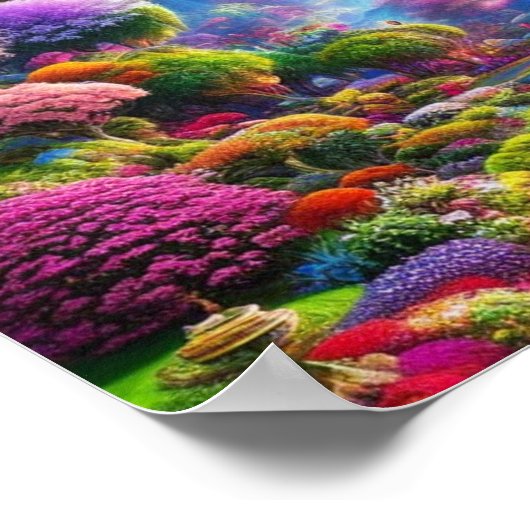 Garten von Eden Poster (Ecke)