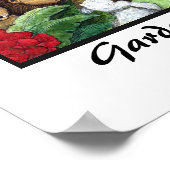 Garten von Eden Print - Maßgeschneidert Poster (Ecke)