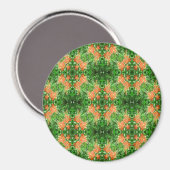 Garten von Geranien.... Magnet (Vorderseite/Rückseite)