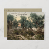 Garten von Gethsemane Jerusalem Postkarte (Vorne/Hinten)