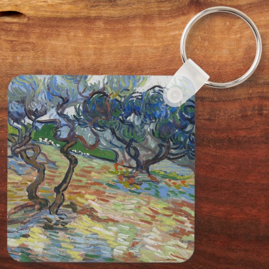 Garten von Gethsemane, Monte Olives von van Gogh Schlüsselanhänger (Rückseite)