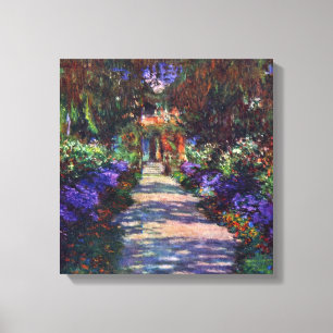 Garten von Giverny von Claude Monet Leinwanddruck