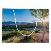 Garten von Göttern Baumsonburst Große Geschenktüte (Rückseite)