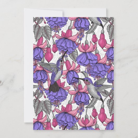 Garten von Hummingvogel, melrose und rosa (Vorderseite)