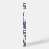 Garten von Hummingvogel, melrose und rosa iPhone Hülle (Linke Seite)