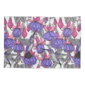 Garten von Hummingvogel, melrose und rosa Kissenbezug (Rückseite-Links)