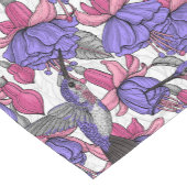 Garten von Hummingvogel, melrose und rosa Kurzer Tischläufer (Ecke)