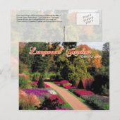 Gärten von Longwood, Pennsylvania Postkarte (Vorne/Hinten)