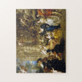 Garten von Meisterwerk LiebePeter Paul Rubens Puzzle (Vertikal)