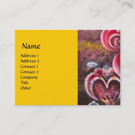 GARTEN VON MELISSA .detail Visitenkarte (Vorderseite)